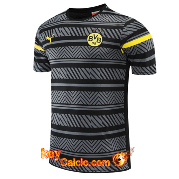 T Shirt Allenamento Dortmund BVB Grigio 2022/2023