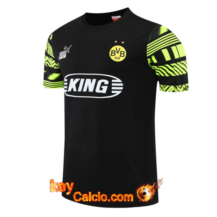 T Shirt Allenamento Dortmund BVB Nero 2022/2023