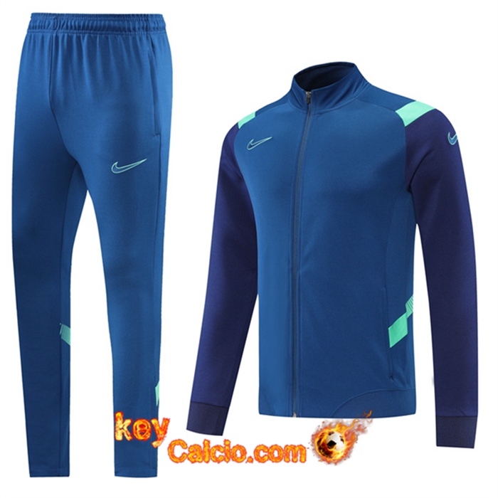 Insieme Tuta Calcio - Giacca Nike Blu 2022/2023