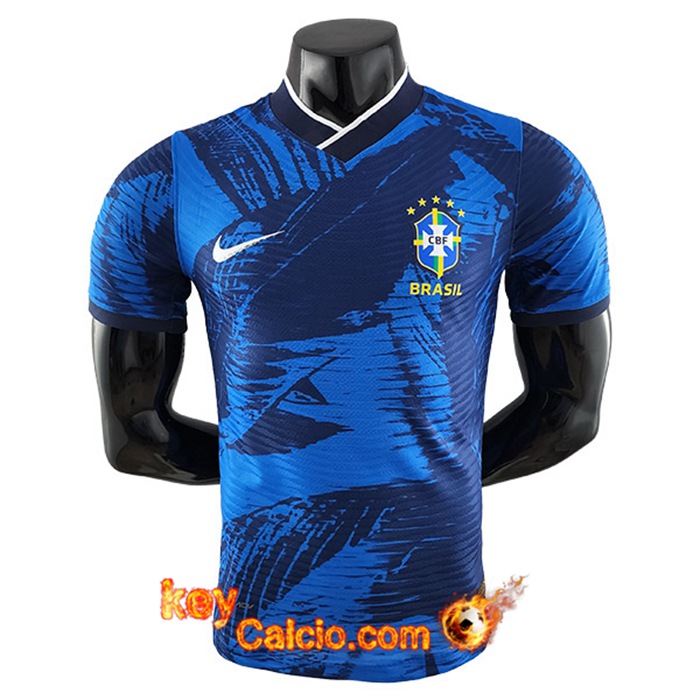 Maglie Calcio Brasile Classic Blu Coppa Del Mondo 2022