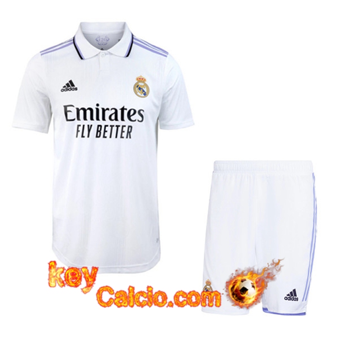 Kit Maglia Real Madrid Prima + Pantaloncini 2022/2023