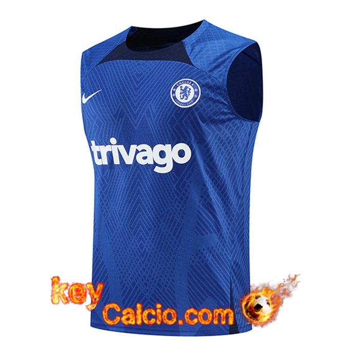 Canotta Allenamento FC Chelsea Blu/Nero 2022/2023