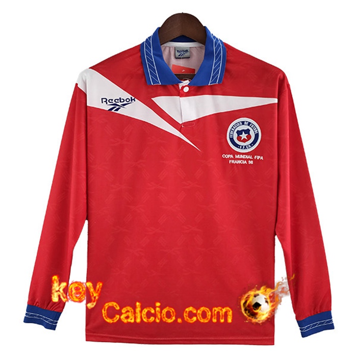 Maglie Calcio Chile Retro Prima Manica Lunga 1998