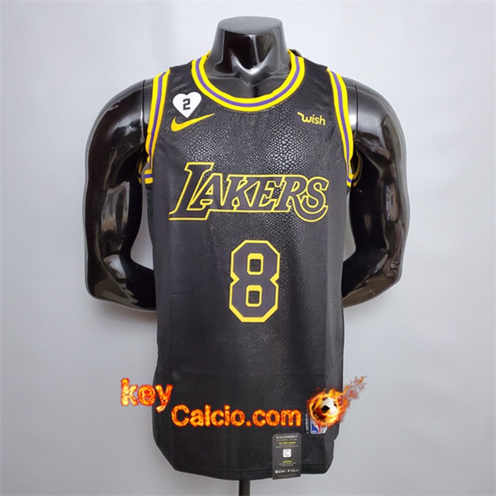 Maglia Los Angeles Lakers (Bryant #8) Nero