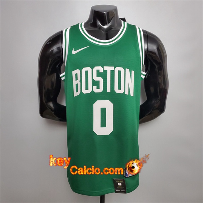 Maglia Boston Celtics (Tatum #0) Verde