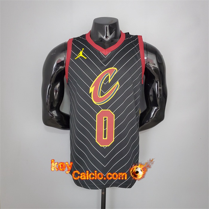 Maglia Cleveland Cavaliers (Love #0) 2021 Nero Jordan Theme Limited Edition