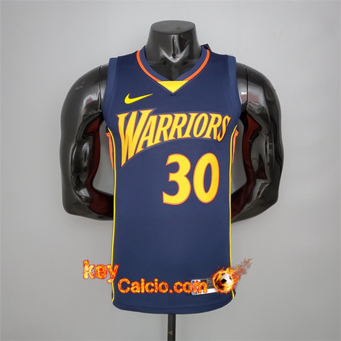 Nuova Maglia Golden State Warriors (Curry #30) Nero
