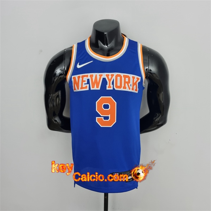 Maglia New York Knicks (Barrett #17) Blu 75th Anniversary