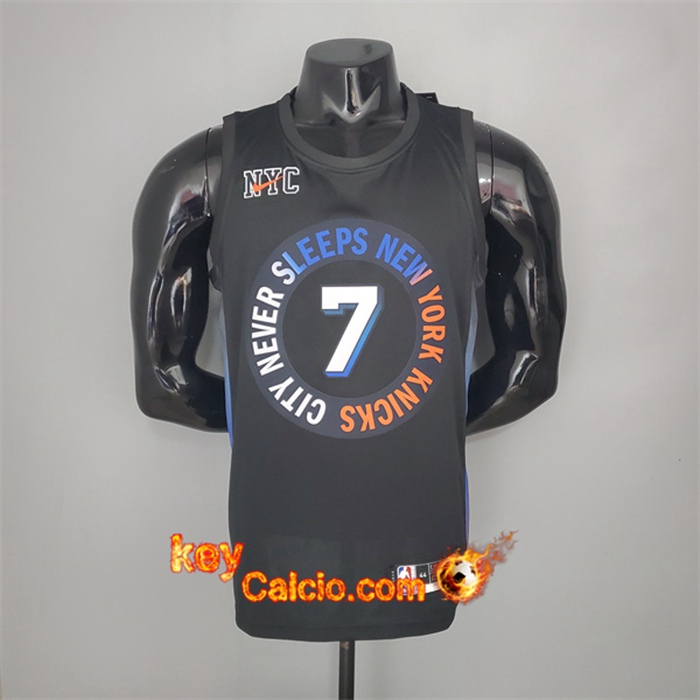 Maglia New York Knicks (Anthony #7) 2021 Nero City Edition