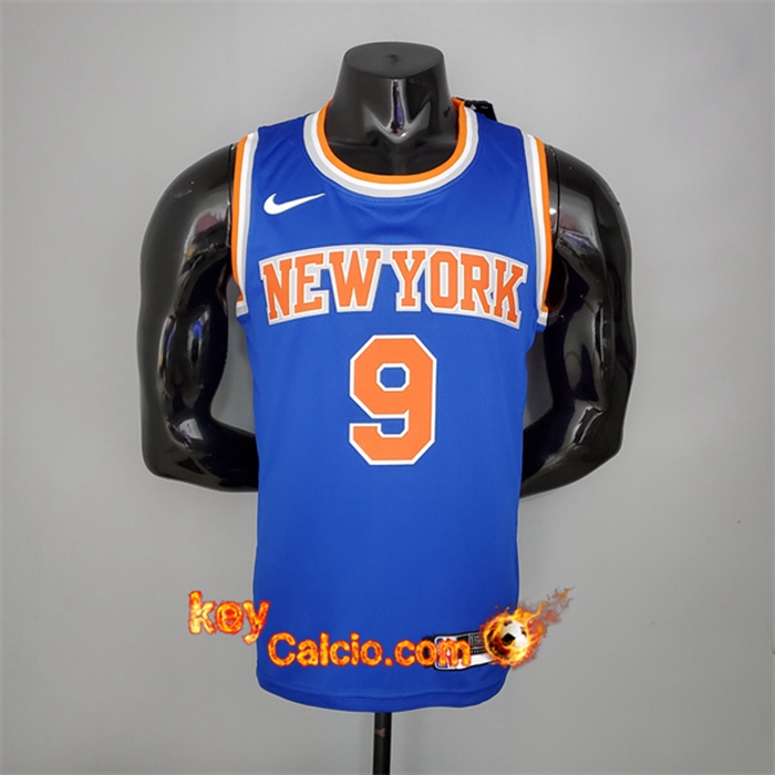 Maglia New York Knicks (Barrett #9) 2021 Blu
