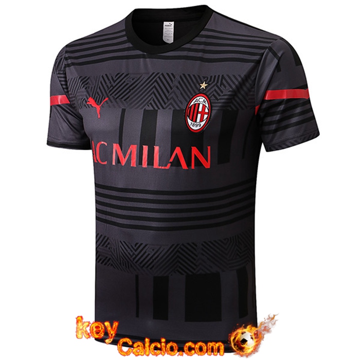 T Shirt Allenamento AC Milan Grigio 2022/2023