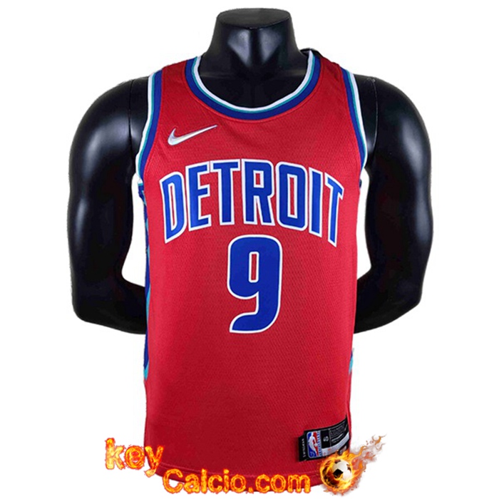 Maglia Detroit Pistons (GRANT #9) Rosso