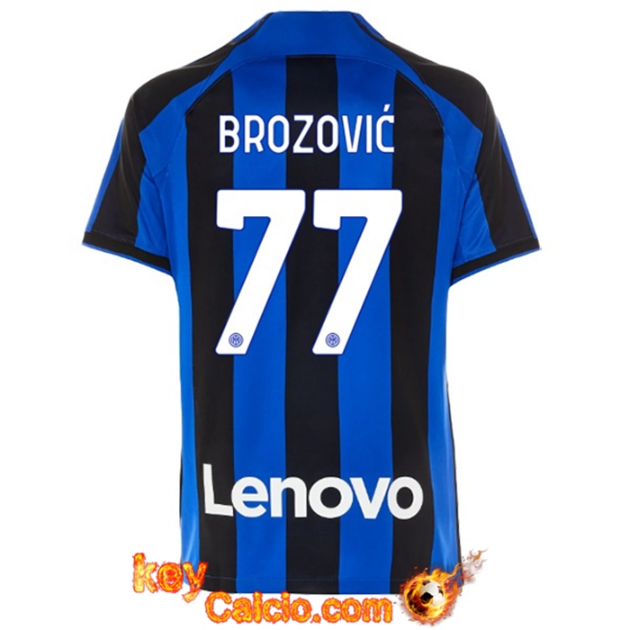 Maglie Calcio Inter Milan (BROZOVIĆ #77) 2022/23 Prima
