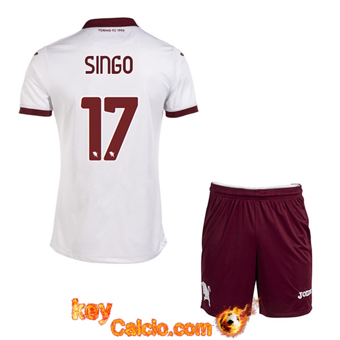 Maglie Calcio Torino (SINGO #17) Bambino Seconda 2022/23