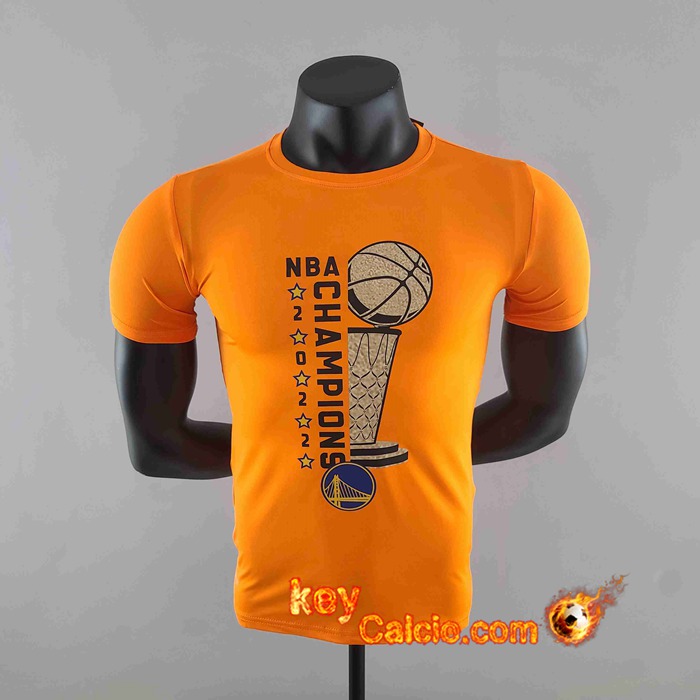 NBA Golden State Warriors T-Shirt Arancia #K000217