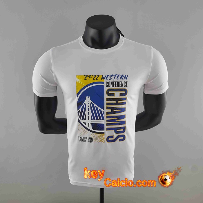 NBA Golden State Warriors T-Shirt Bianco #K000224