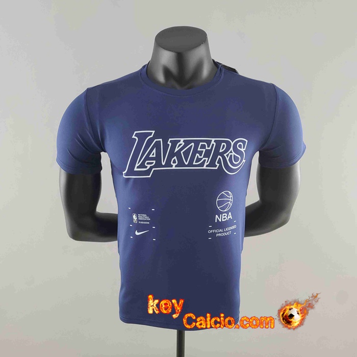 NBA Los Angeles Lakers T-Shirt Nero blu navy #K000227