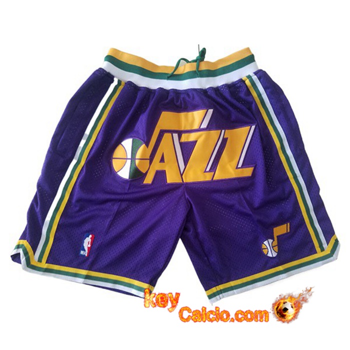 Pantaloncini NBA Utah Jazz viola