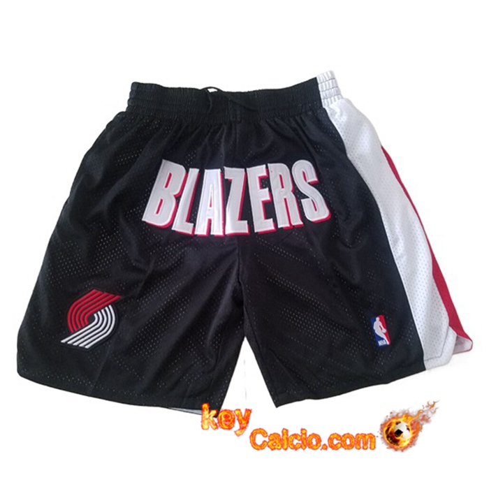 Pantaloncini NBA Portland Trail Blazers Nero