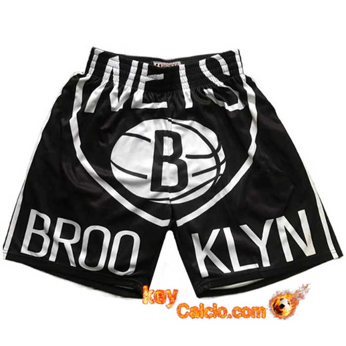 Pantaloncini NBA Brooklyn Nets Nero