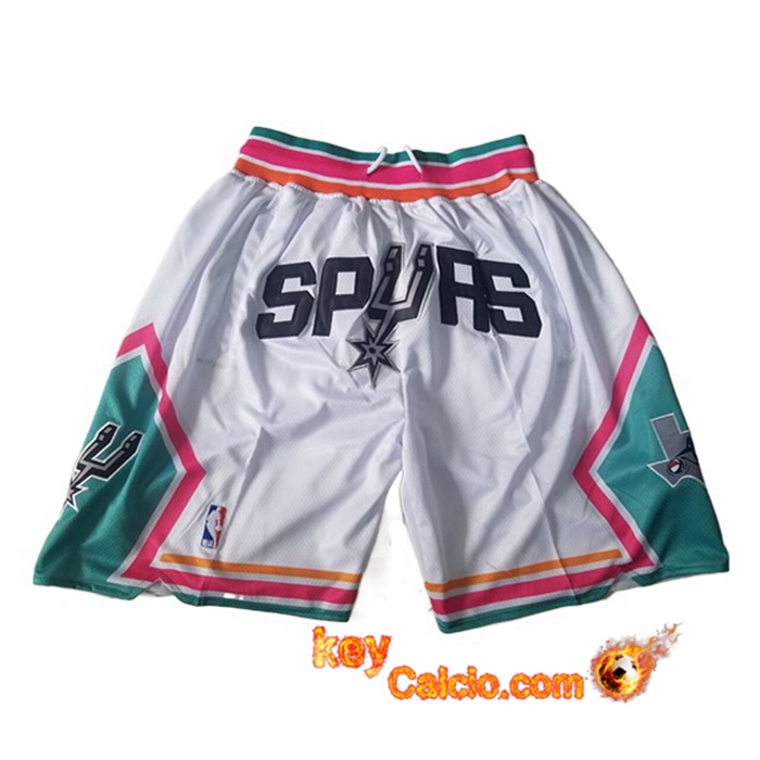 Pantaloncini NBA San Antonio Spurs Bianco