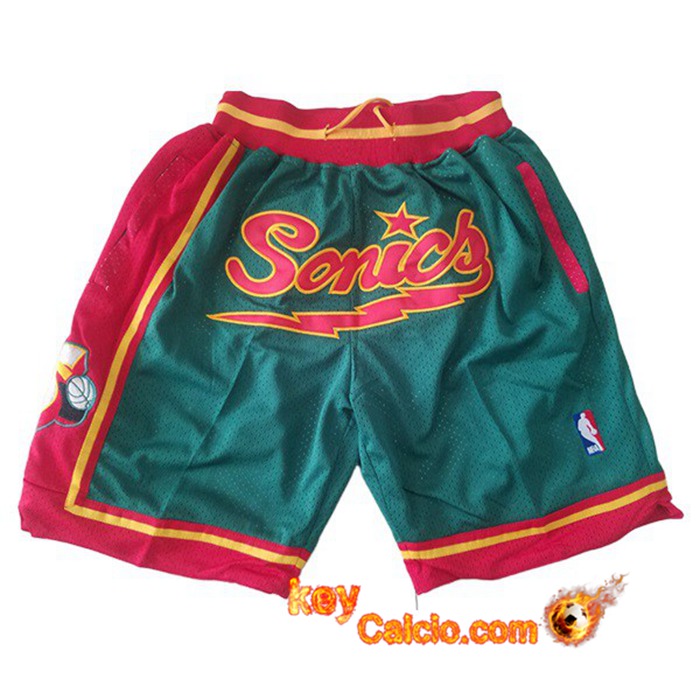 Pantaloncini NBA Seattle Supersonics Verde