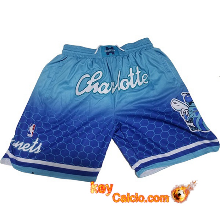 Pantaloncini NBA Charlotte Hornets Blu