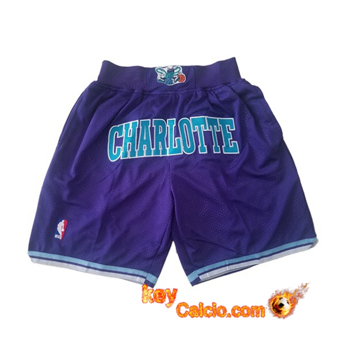 Pantaloncini NBA Charlotte Hornets viola