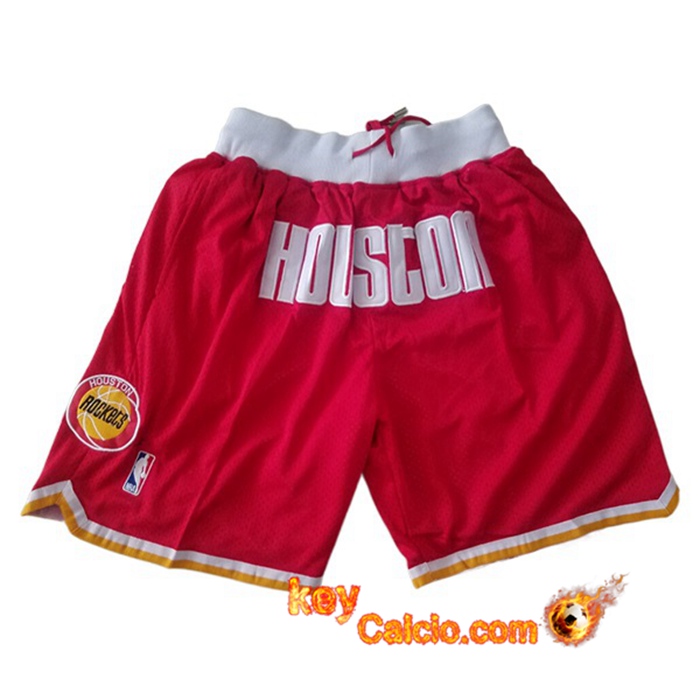 Pantaloncini NBA Houston Rockets Rosso