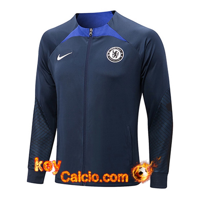Giacca Calcio FC Chelsea Nero/Blu 2022/2023