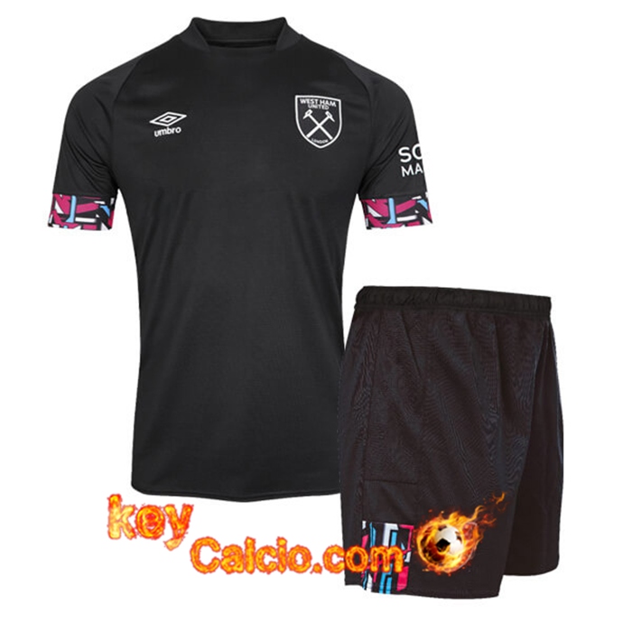 Nuova Maglie Calcio West Ham Bambino Seconda 2022/2023